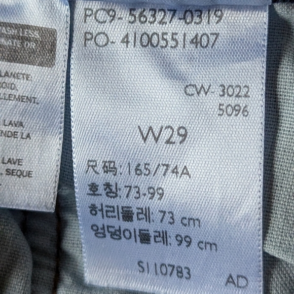 LEVI'S 501 Denim Blue Jean Shorts Cut Off Light Distress Button Fly Womens 29 - Picture 6 of 13